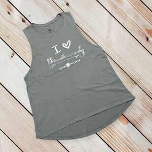 Club Pilates Women's Gray Tank Top